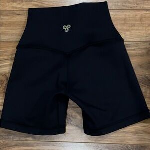 High-Waisted Black Women's Shorts